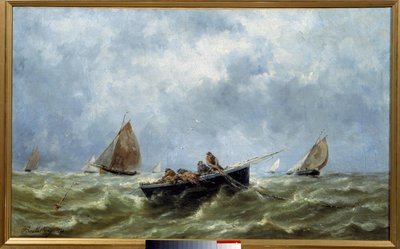 Mořští rybáři Obraz Emile Berthelemy (1818-1890) 1880 Fecamp Museum of Newfoundland od Pierre Emile Berthelemy