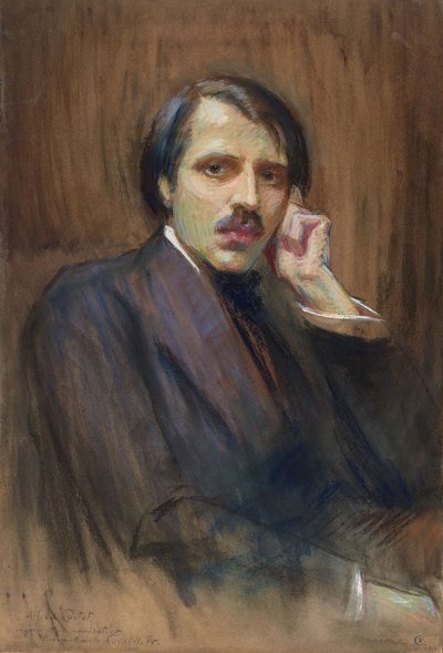 Portrét pianisty a skladatele Alfreda Cortota 1877-1962, 1911. od Pierre Émile Cornillier