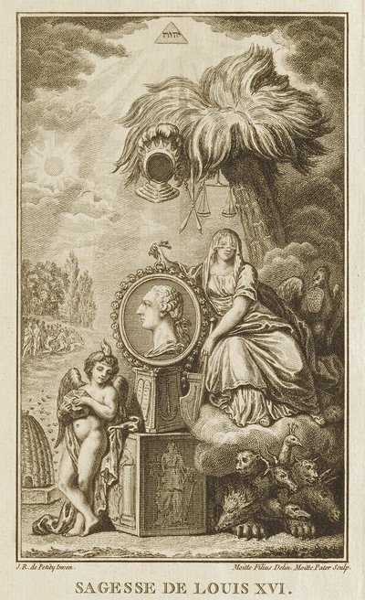 Moudrost Ludvíka XVI. od Pierre Etienne Moitte