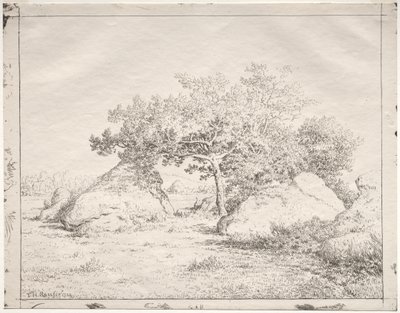 Třešeň v Blau. od Pierre Etienne Theodore Rousseau