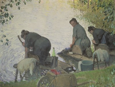 The Washerwomen od Pierre Eugene Montezin