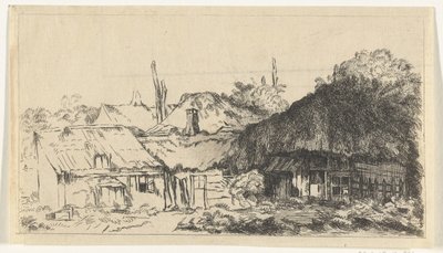 Nedokončená krajina od Pierre François Basan (workshop of)