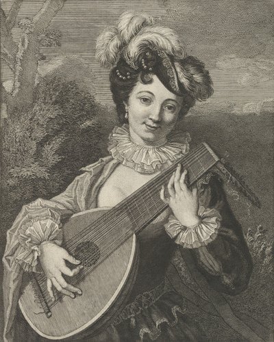 Španělská zábava, 18. století. od Pierre François Basan