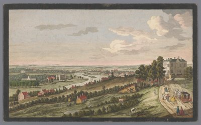 Pohled na řeku s loděmi a čluny na vodě za měsíčního svitu 2 mě. Clair de lune (název na objektu) od Pierre François Basan