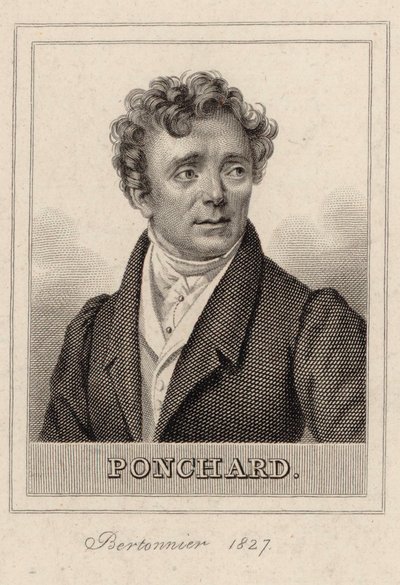 Portrét operního pěvce Louis Antoine Eléonore Ponchard 1787-1866, 1827. od Pierre François Bertonnier