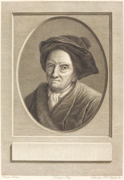 Fontenelle od Pierre Gabriel Langlois after Guillaume Voiriot after Jean Jacques Forty