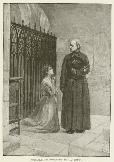 Angelique a Monsignor de Hautecoeur od Pierre Georges Jeanniot