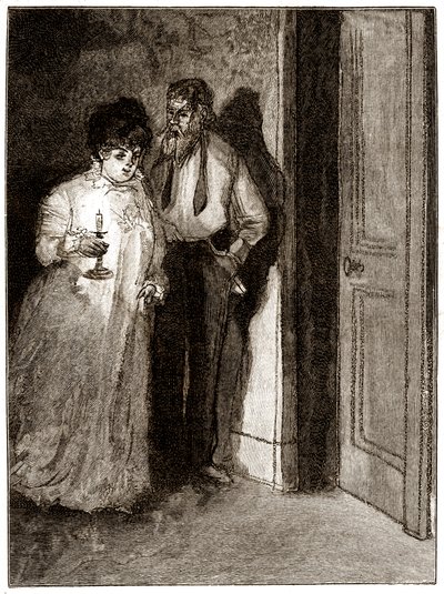 "Boule de Suif": Elisabeth Roussetová odmítá spát s Cornudetem, počátek 20. století (ilustrace) od Pierre Georges Jeanniot