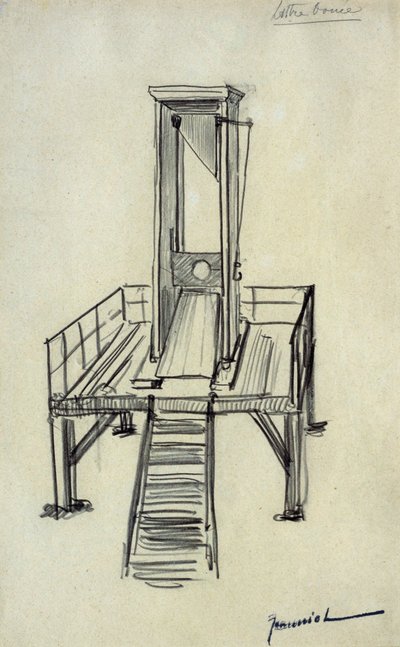Gilotina od Pierre Georges Jeanniot