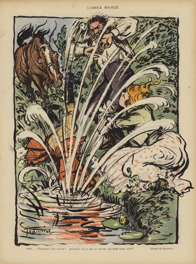 Ilustrace pro Le Rire od Pierre Georges Jeanniot