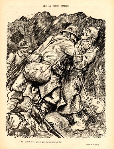 Ilustrace pro časopis "Le Rire Rouge" od Pierre Georges Jeanniot