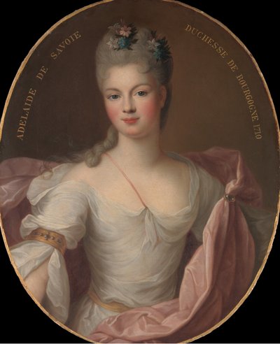 Marie Adelaide Savojská 1685-1712, vévodkyně Burgundská, 1710. od Pierre Gobert