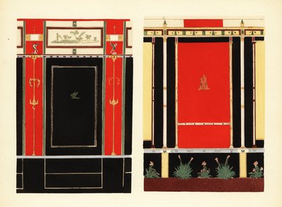 Panely v budově Eumachia, Pompeje od Pierre Gusman