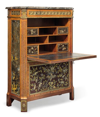 Louis XVI Secretaire a Abbatant, konec 18. století od Pierre Harry Mewesen