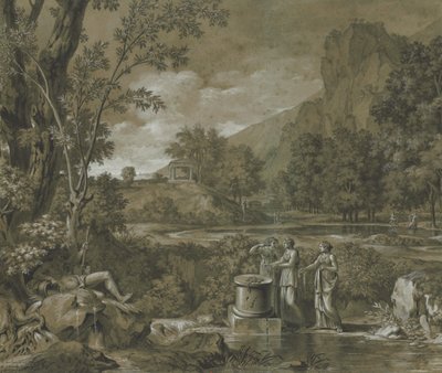 Klasická krajina od Pierre Henri de Valenciennes