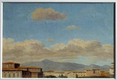 Studium oblohy v Quirinal (Řím). Obraz Pierra Henriho De Valenciennese (1750-1819) od Pierre Henri de Valenciennes