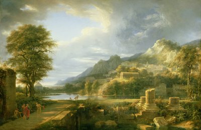 Starobylé město Agrigentum, 1787 od Pierre Henri de Valenciennes