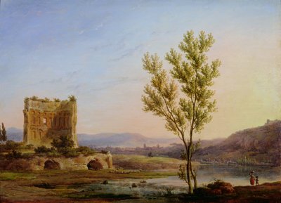 Pohled na předměstí Říma od Pierre Henri de Valenciennes
