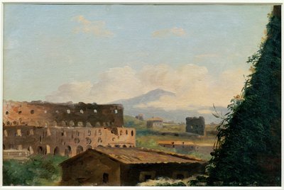 Vue du Colisee - Pohled na Koloseum v Římě... od Pierre Henri de Valenciennes