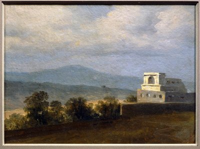 i€ la villa Borghèse: pavilon - Pavillon v areálu vily Borghèse ... od Pierre Henri de Valenciennes