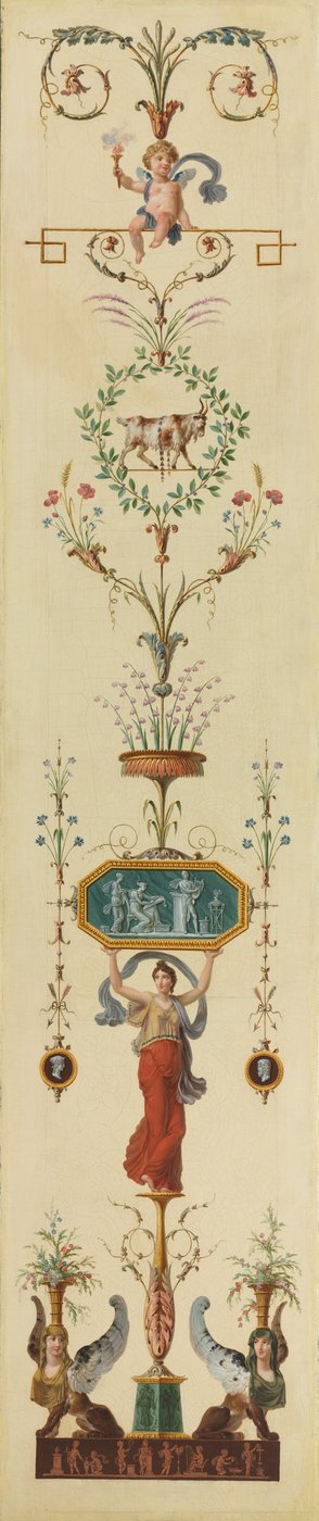 Dekorativní panel od Pierre II Rousseau