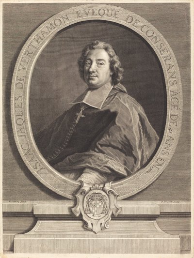 Isaac-Jacques de Verthamon od Pierre Imbert Drevet after François de Troy