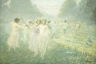 Ranní tanec Sylfů; Ranní kolo Sylfidů od Pierre Jacques Dierckx