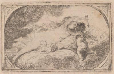 Venuše a Amor od Pierre Lacour the Elder
