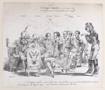 Přerušený kongres, ca. 1829. od Pierre Langlumé