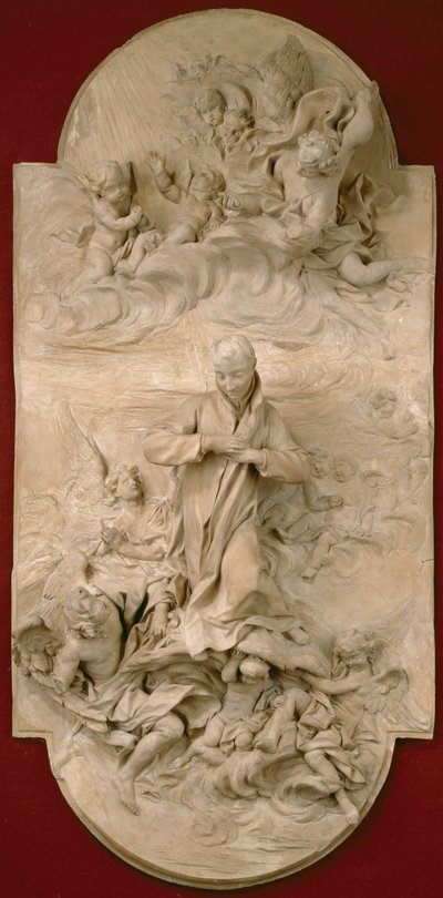 S. Luigi Gonzaga in Glory, kolem roku 1696 (terakota) od Pierre Legros