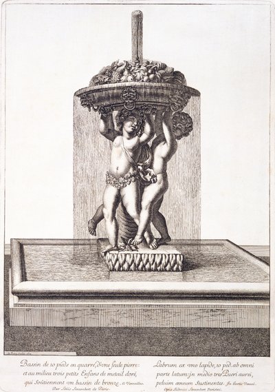 Fontána od Louise Leramberta ve Versailles, 1673 od Pierre Lepautre