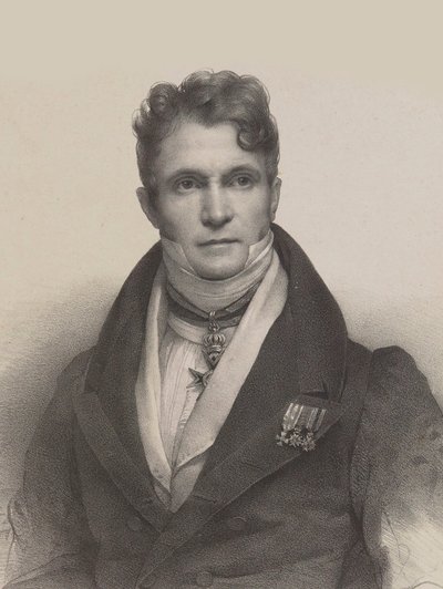 Portrét dirigenta a skladatele Gaspare Spontiniho 1774-1851, 1830. od Pierre Louis Henri Grevedon