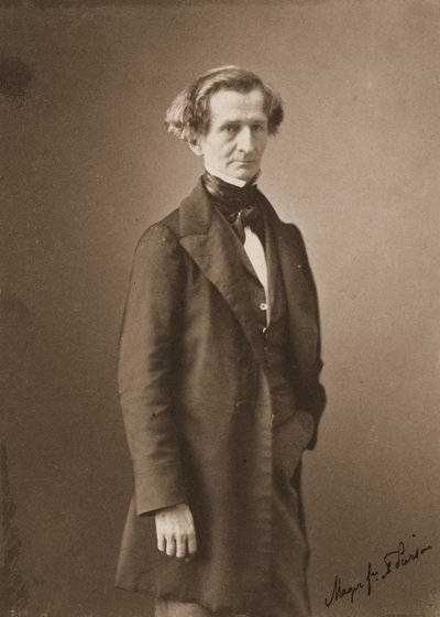 Portrét Hectora Berlioze 1803-1869, c. 1850 od Pierre Louis Pierson