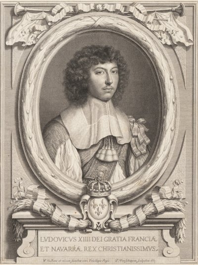 Portrét Ludvíka XIV., 1650-1702. od Pierre Louis van Schuppen