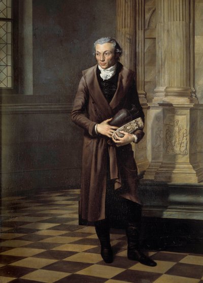 Portrét Alexandra Lenoira (1761-1839) kurátora musee des monuments français Obraz Pierre M. Delafontaine (1774-1860) 1802 Sun. 2,20 x 1,61 m - Portrét Alexandra Lenoira (1761-1839), kurátora muzea francouzských památek. Malování od Pierre Maximilien Delafontaine