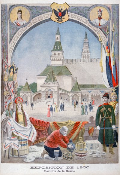 Ruský pavilon na Světové výstavě v roce 1900, Paříž, 1900 od Pierre Mejanel