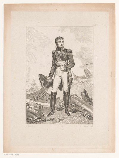 Portrét Jean Lannes, vévoda z Montebello Sbírka historických portrétů barona Gérarda (název série) Sbírka Historiques Portraits de Mr. le Baron Gerard (název série) od Pierre Michel Adam