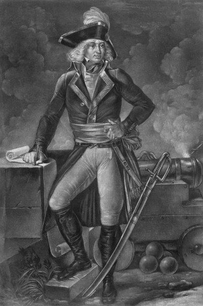 Generál Charles Pichegru (1761-1804) - Celovečerní portrét Charlese Pichegru (1761-1804), vrchního generála armád Severu, Sambre a Meuse, Rýna a Mosely” rytina Pierra Michela Alixe (1762- 1817), Alexandre Evariste FRAGONARD (1780-185) od Pierre Michel Alix
