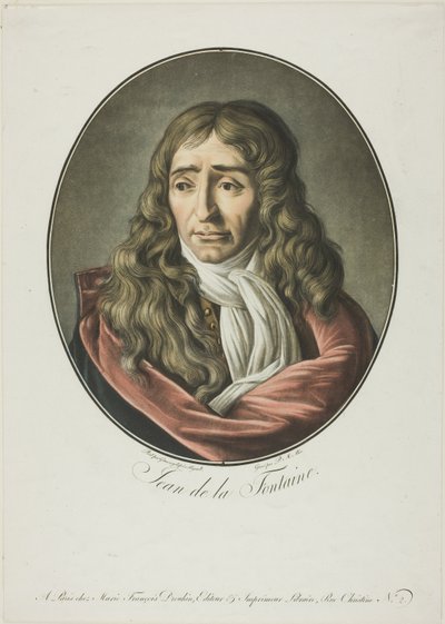 Jean de La Fontaine od Pierre Michel Alix
