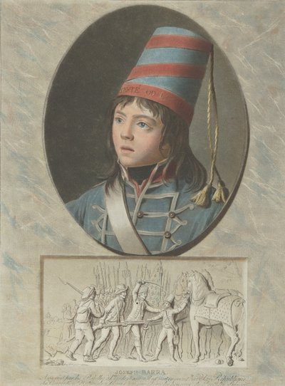 Joseph Barra po F. Garnerey, ca. 1795. od Pierre Michel Alix