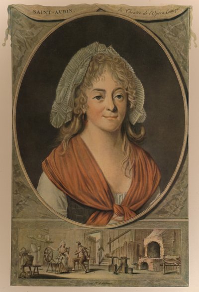 Madame Saint-Aubin, konec 18. století, 1913 od Pierre Michel Alix
