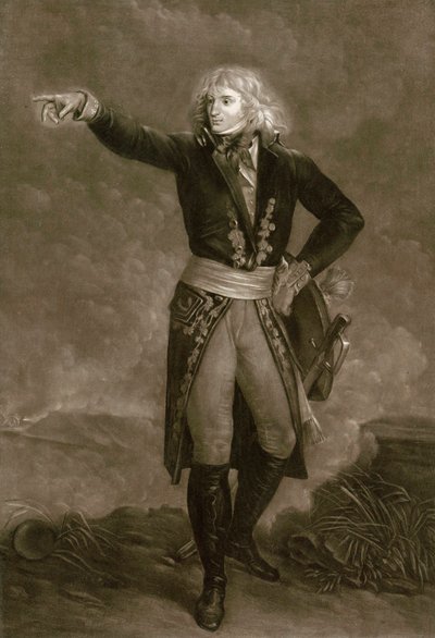 Napoleon Bonaparte jako vrchní generál italské armády (1796-1797) - rytina Pierre Michel (Pierre-Michel) Alix (1762-1817) od Pierre Michel Alix