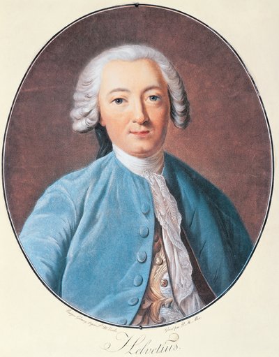 Portrét Clauda Adriena Helvécia od Pierre Michel Alix