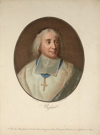 Portrét Jacques-Bénigne Bossuet 1627-1704, c. 1795. od Pierre Michel Alix