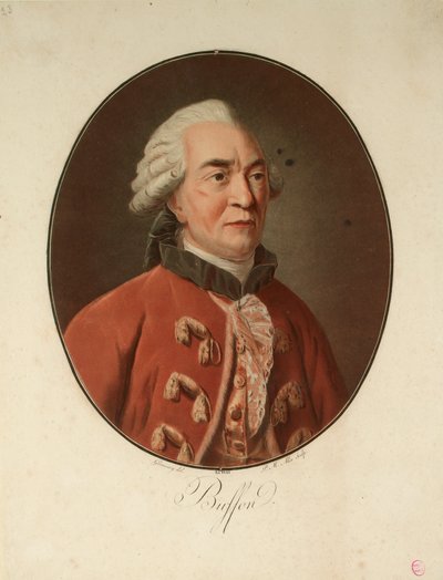 Portrét přírodovědce Georges-Louis Leclerc, Comte de Buffon 1707-1788, 1793. od Pierre Michel Alix