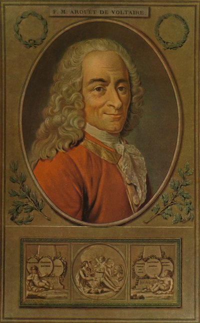 Voltaire, c1770, 1913 od Pierre Michel Alix