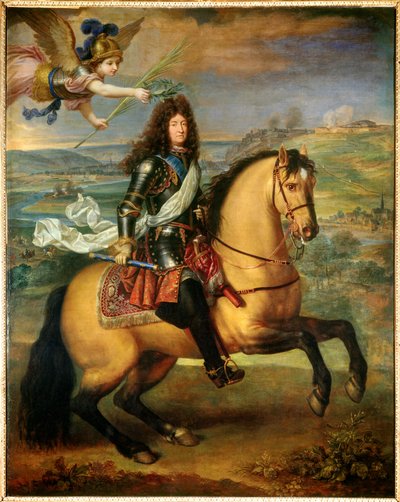 Jezdecký portrét Ludvíka XIV od Pierre Mignard