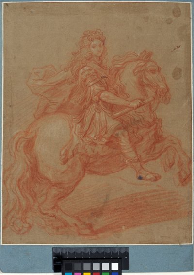 Ludwig XIV. zu Pferd od Pierre Mignard