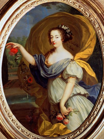 Portrét vévodkyně de la Valliere jako Flora, 17. století. od Pierre Mignard