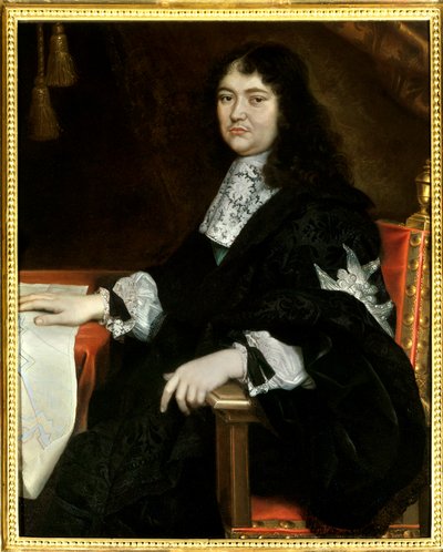 Portrét Michela Le Telliera, markýze de Louvois (1641-1691) Obraz Pierra Mignarda (1612-1695) 17. stol. Je třeba zmínit: Remeš, Musee Des Beaux Arts - Portrét Michela Le Telliera, markýze de Louvois (1641-1691). Obraz Pierra Mignarda od Pierre Mignard